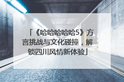 《哈哈哈哈哈5》方言挑战与文化碰撞，解锁四川风情新体验