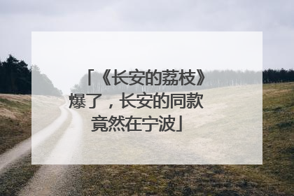 《长安的荔枝》爆了，长安的同款竟然在宁波