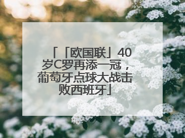 「欧国联」40岁C罗再添一冠，葡萄牙点球大战击败西班牙