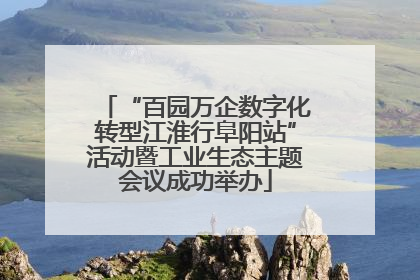 “百园万企数字化转型江淮行阜阳站”活动暨工业生态主题会议成功举办