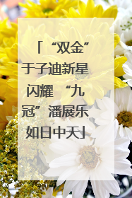 “双金”于子迪新星闪耀 “九冠”潘展乐如日中天