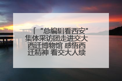 “总编辑看西安”集体采访团走进交大西迁博物馆 感悟西迁精神 看交大人续写爱国奋斗新篇章