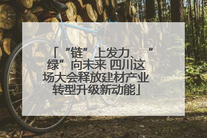 “链”上发力、“绿”向未来 四川这场大会释放建材产业转型升级新动能