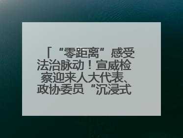 “零距离”感受法治脉动！宣威检察迎来人大代表、政协委员“沉浸式”体验
