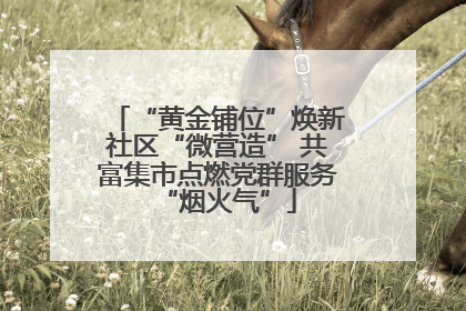 “黄金铺位”焕新社区“微营造” 共富集市点燃党群服务“烟火气”