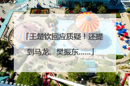 王楚钦回应质疑！还提到马龙、樊振东……