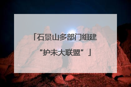 石景山多部门组建“护未大联盟”