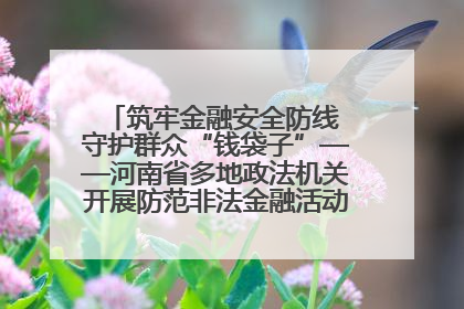 筑牢金融安全防线 守护群众“钱袋子”——河南省多地政法机关开展防范非法金融活动普法宣传活动