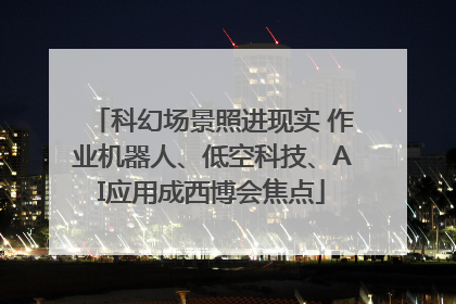 科幻场景照进现实 作业机器人、低空科技、AI应用成西博会焦点