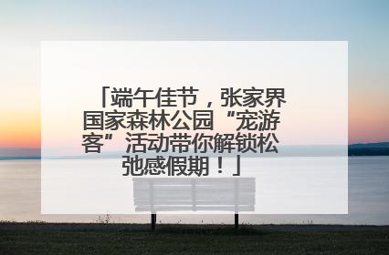 端午佳节，张家界国家森林公园“宠游客”活动带你解锁松弛感假期！