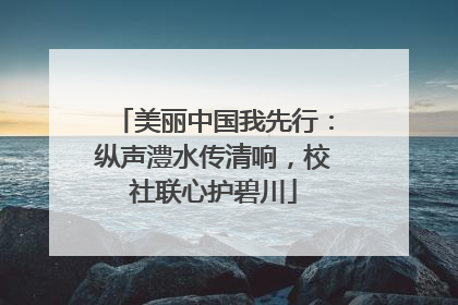 美丽中国我先行：纵声澧水传清响，校社联心护碧川