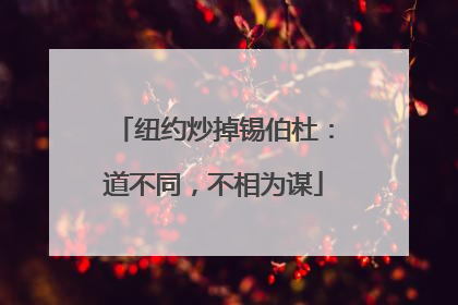 纽约炒掉锡伯杜：道不同，不相为谋