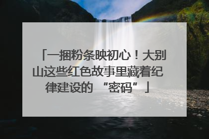 一捆粉条映初心！大别山这些红色故事里藏着纪律建设的 “密码”