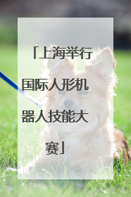 上海举行国际人形机器人技能大赛