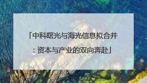 中科曙光与海光信息拟合并：资本与产业的双向奔赴
