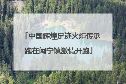 中国辉煌足迹火炬传承跑在闽宁镇激情开跑