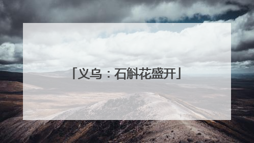 义乌：石斛花盛开
