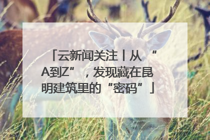 云新闻关注丨从 “A到Z”，发现藏在昆明建筑里的“密码”