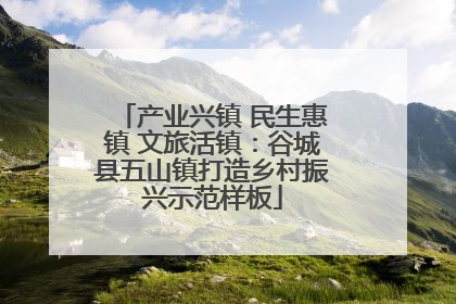 产业兴镇 民生惠镇 文旅活镇：谷城县五山镇打造乡村振兴示范样板