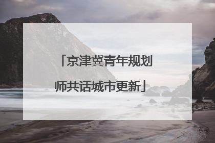 京津冀青年规划师共话城市更新
