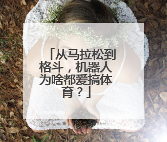 从马拉松到格斗，机器人为啥都爱搞体育？