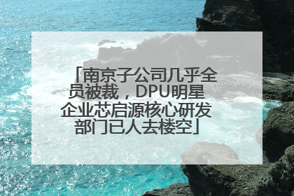 南京子公司几乎全员被裁，DPU明星企业芯启源核心研发部门已人去楼空