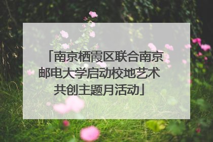 南京栖霞区联合南京邮电大学启动校地艺术共创主题月活动