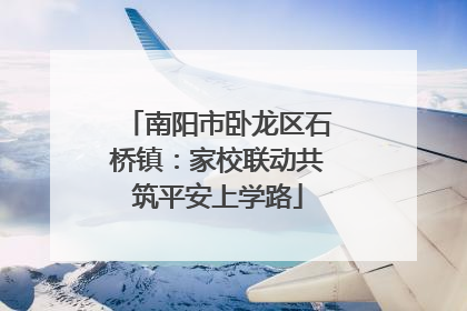 南阳市卧龙区石桥镇：家校联动共筑平安上学路