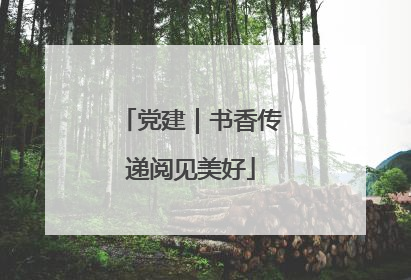 党建｜书香传递阅见美好