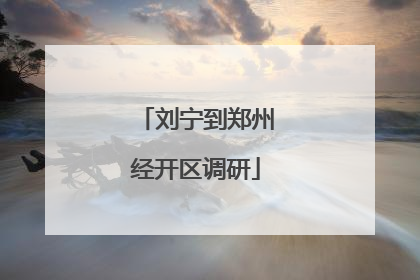 刘宁到郑州经开区调研