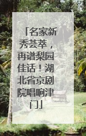 名家新秀荟萃，再谱梨园佳话！湖北省京剧院唱响津门