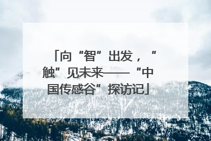 向“智”出发，“触”见未来——“中国传感谷”探访记