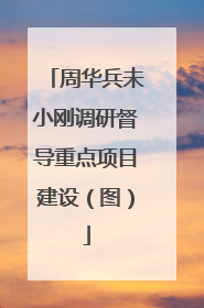 周华兵未小刚调研督导重点项目建设（图）