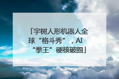 宇树人形机器人全球“格斗秀”，AI“拳王”硬核破圈