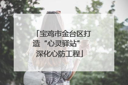 宝鸡市金台区打造“心灵驿站” 深化心防工程
