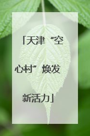 天津“空心村”焕发新活力