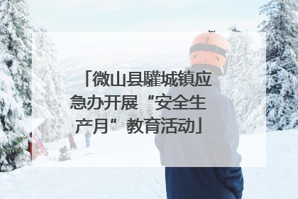 微山县驩城镇应急办开展“安全生产月”教育活动