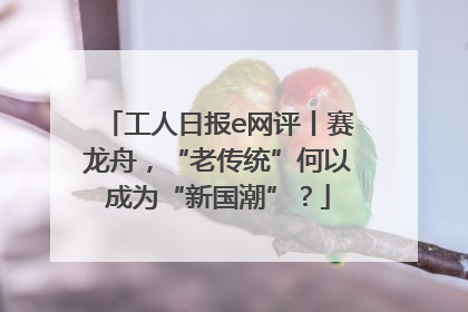 工人日报e网评丨赛龙舟，“老传统”何以成为“新国潮”？