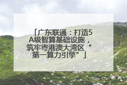 广东联通：打造5A级智算基础设施，筑牢粤港澳大湾区“第一算力引擎”