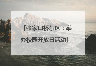 张家口桥东区：举办校园开放日活动
