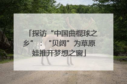 探访“中国曲棍球之乡”：“贝阔”为草原娃推开梦想之窗