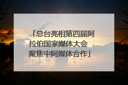 总台亮相第四届阿拉伯国家媒体大会 聚焦中阿媒体合作