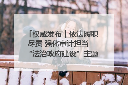 权威发布｜依法履职尽责 强化审计担当 “法治政府建设”主题系列新闻发布会市审计局专场召开