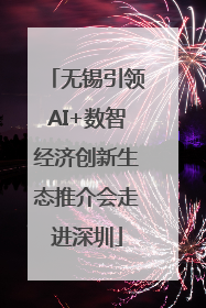 无锡引领AI+数智经济创新生态推介会走进深圳