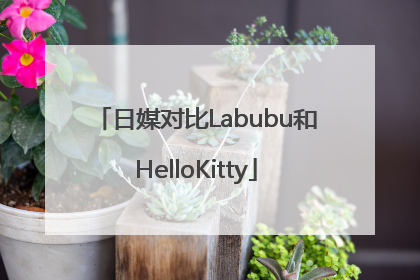 日媒对比Labubu和HelloKitty