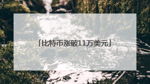 比特币涨破11万美元