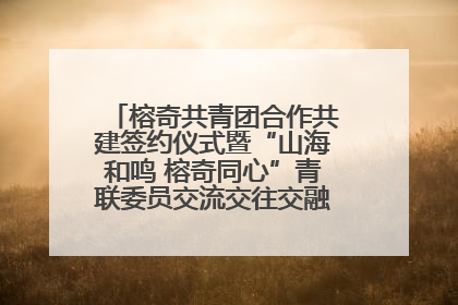 榕奇共青团合作共建签约仪式暨“山海和鸣 榕奇同心”青联委员交流交往交融活动在福州举行