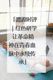 澧源时评｜红色研学 让革命精神在青春血脉中永续传承