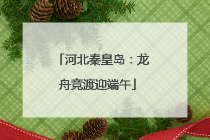 河北秦皇岛：龙舟竞渡迎端午