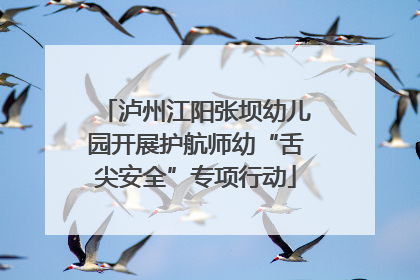 泸州江阳张坝幼儿园开展护航师幼“舌尖安全”专项行动
